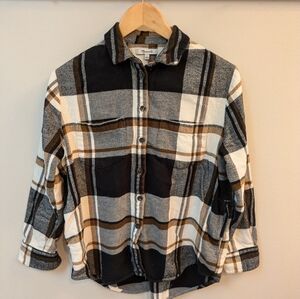 This is a gently used madewell flannel